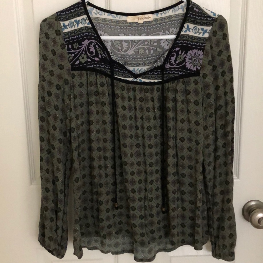Bohemian style shirt